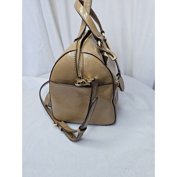 MICHAEL Michael Kors Grayson Medium Duffle Satchel Purse Husk Color NWT - Picture 5 of 6